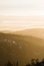 Free stock photo of layers, moody mountains, mountain sunrise