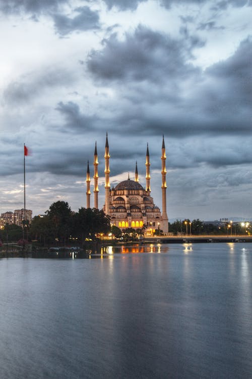 Selimiye Mosque under Gray Sky