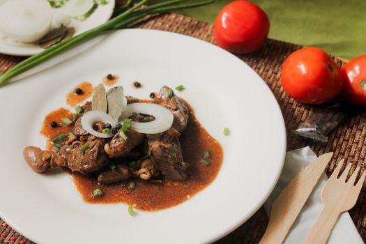 Adobong Atay at Balumbalunan