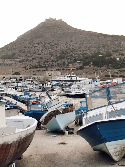 Free stock photo of amazing, boats, egadi islands