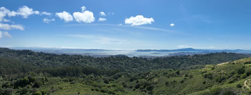 Free San Francisco and Golden Gate Bridge From Far Stock Photo