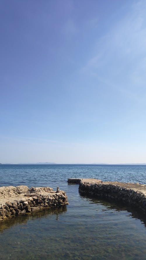 Kostenloses Stock Foto zu klarer himmel, küste, landschaft