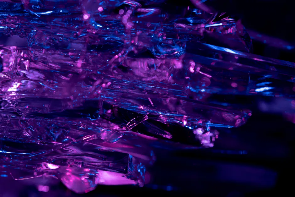 A crystalline mineral structure formed by ionic bonding