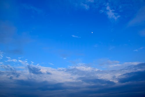 Foto stok gratis awan, bulan, langit