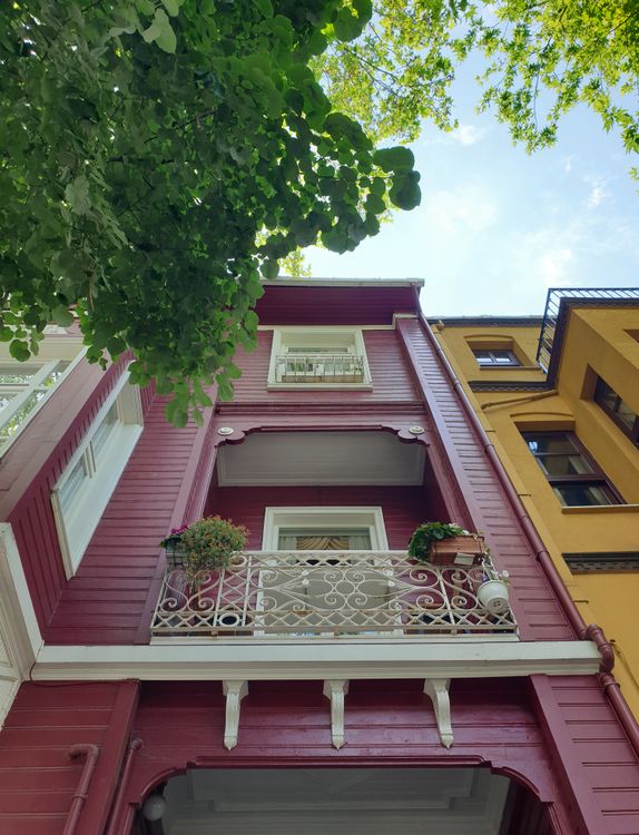 A Pink Building with Balconies · Free Stock Photo