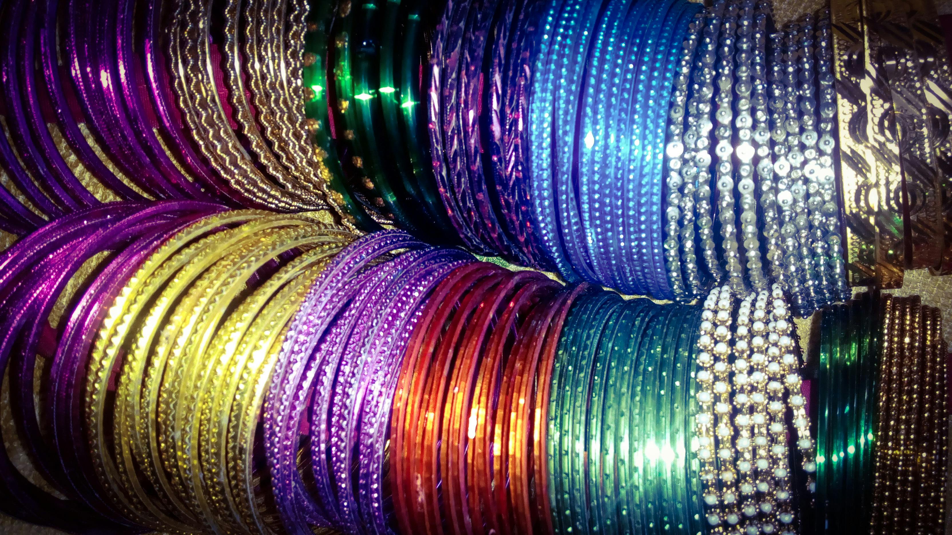 Free stock photo of bangles, color, india