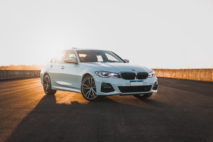 A White BMW 3 Series