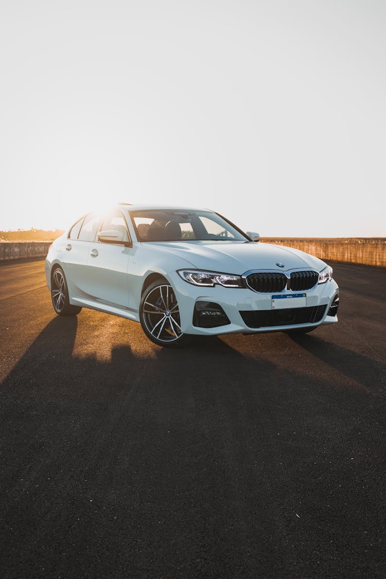 A White BMW 3 Series