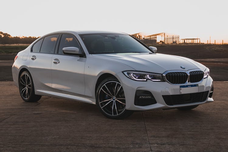 A White BMW 3 Series