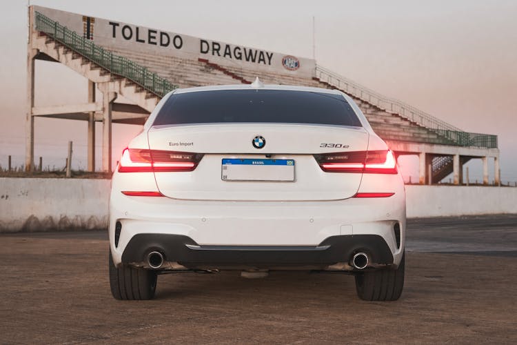 A White BMW 3 Series