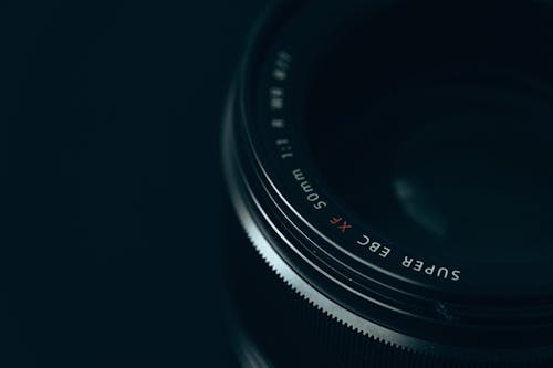 A Close-up Shot of a Camera Lens