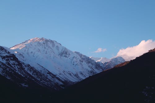 Free stock photo of mountain, mountain range, snow