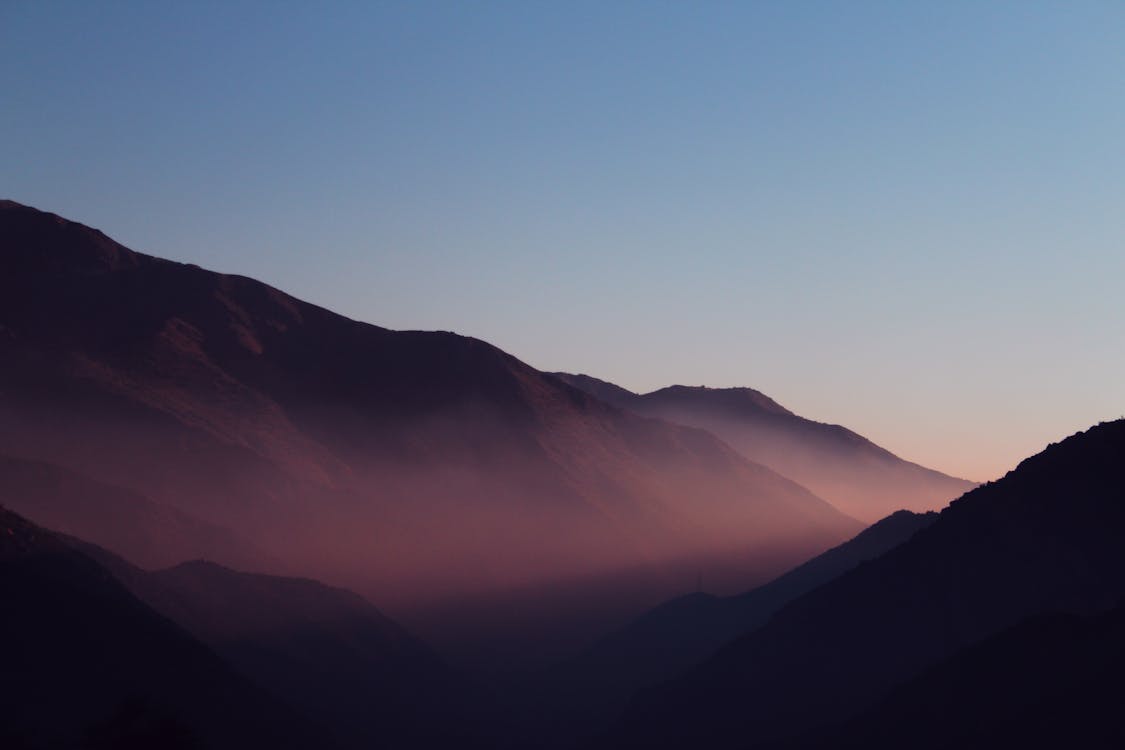 Mountain Surrounded With Fog