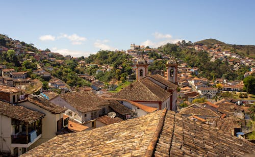  Rooftops of Buildings in Ouro Preto in Brazil