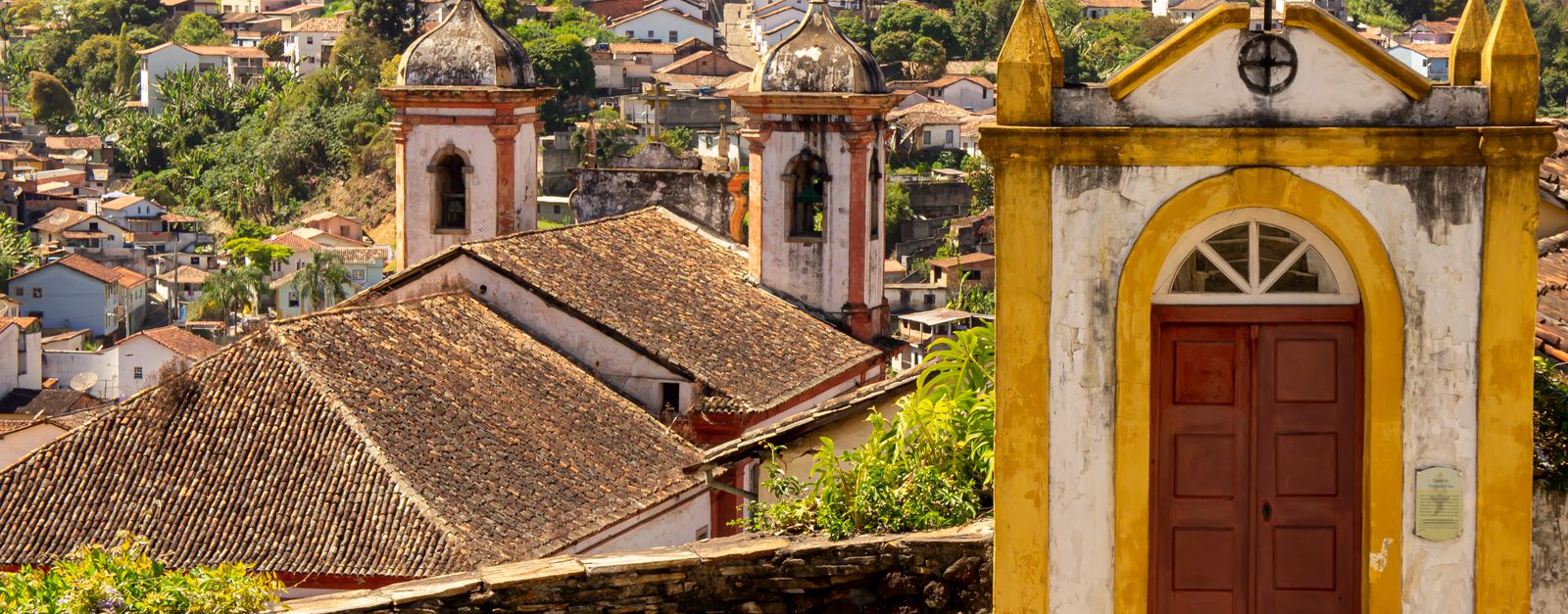 Explore the stunning colonial architecture of Ouro Preto with its iconic churches and historic streets.