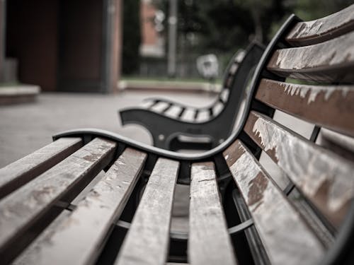 Free stock photo of absence, bench, dramatic