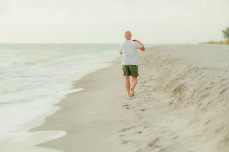 Man On Beach