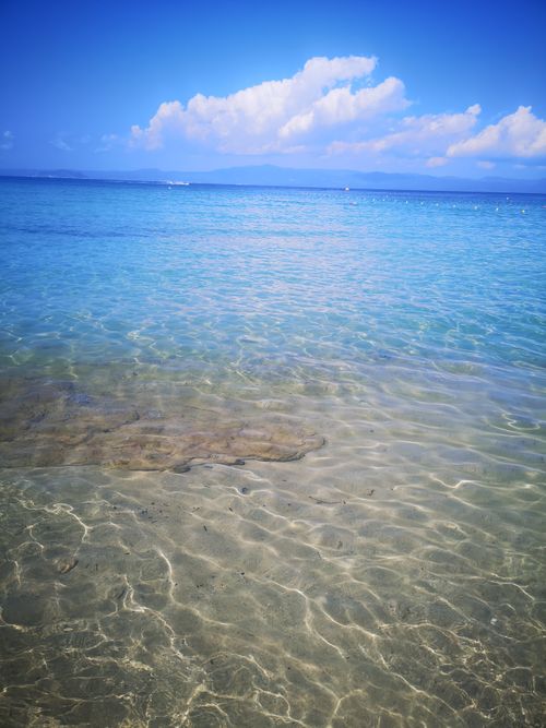 Free stock photo of blue sea, mediterranean sea, sea beach Stock Photo