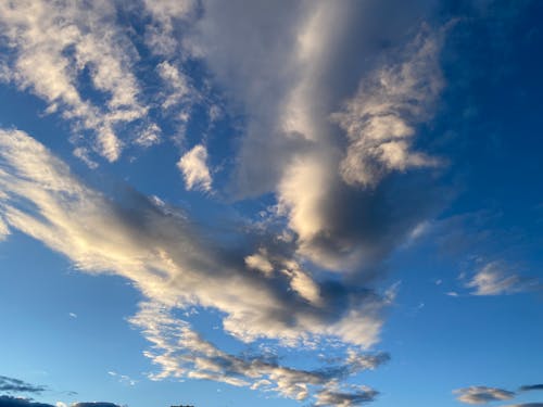 White Clouds on Blue Sky