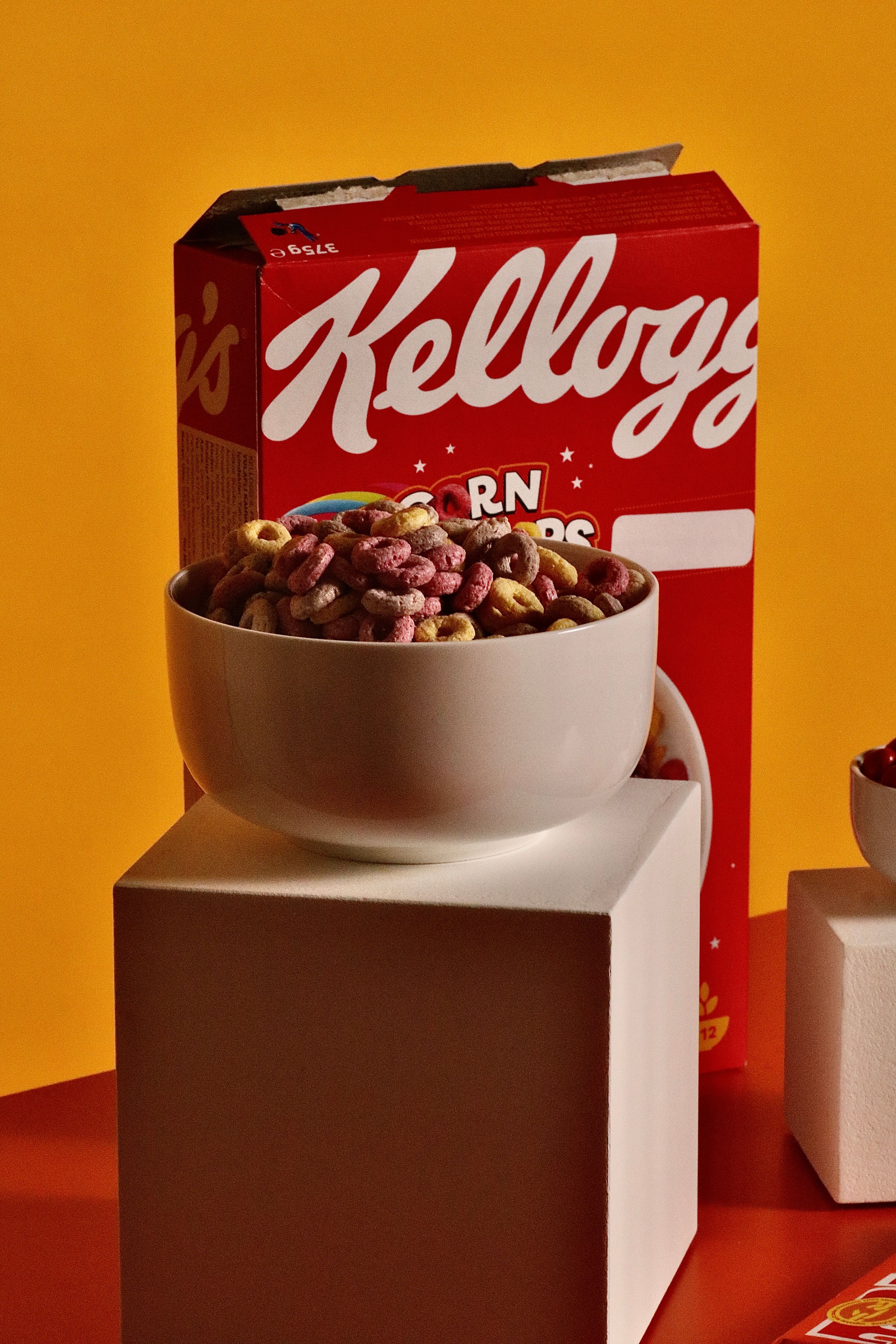 Cereal boxes with popular characters