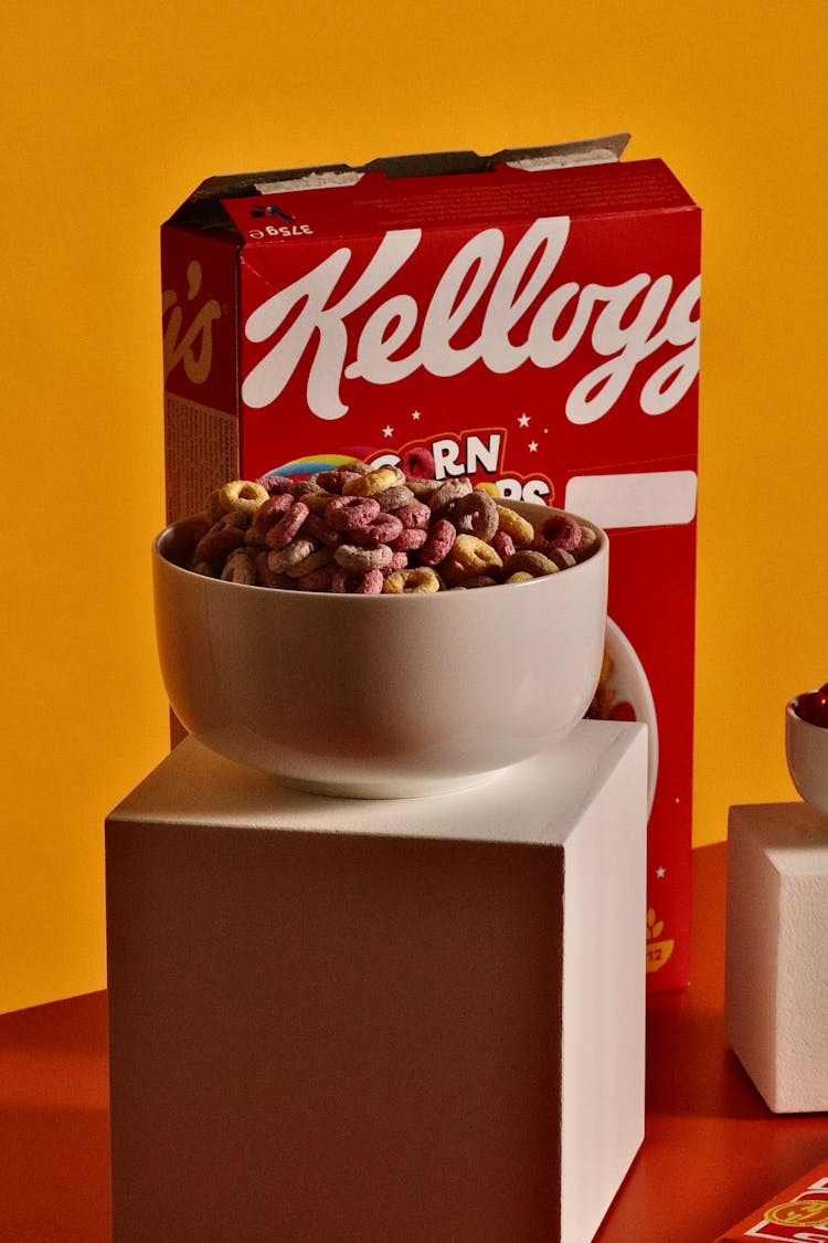 Photo Of A White Bowl With Cereal