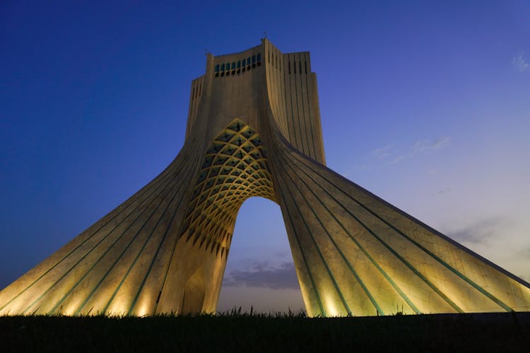 Blue Sky Over Azadi Tower