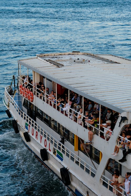 Photos gratuites de ferry, gens, mer