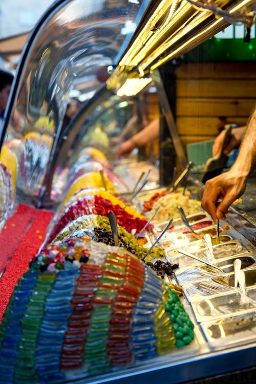 Stall With Sweets on a Bazaar 