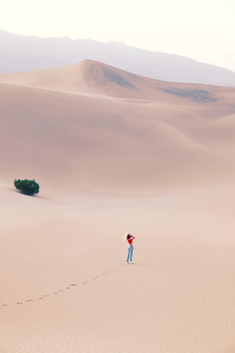 Woman In Desert