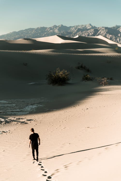 Man in Desert