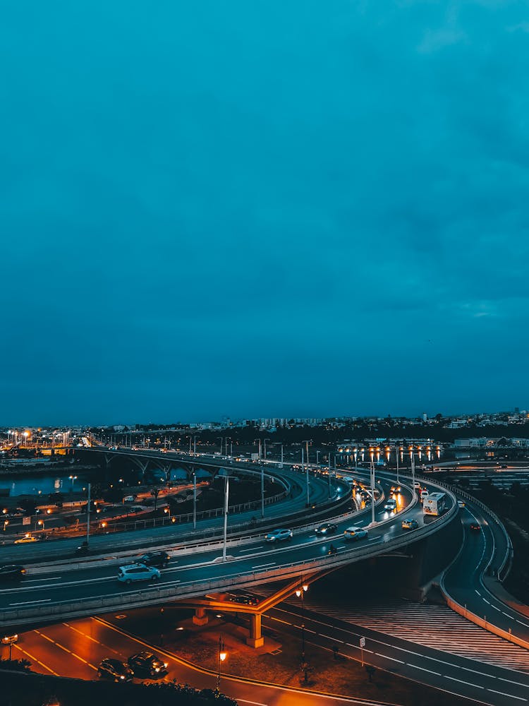 Photo Of Cars On Roads During The Night