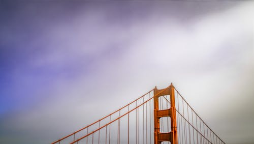 Free Clouds above the Golden Gate Bridge Stock Photo