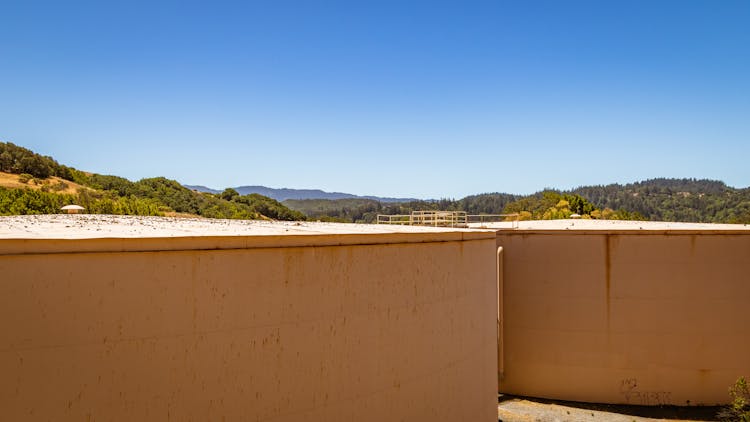 Industrial Reservoirs In Mountains