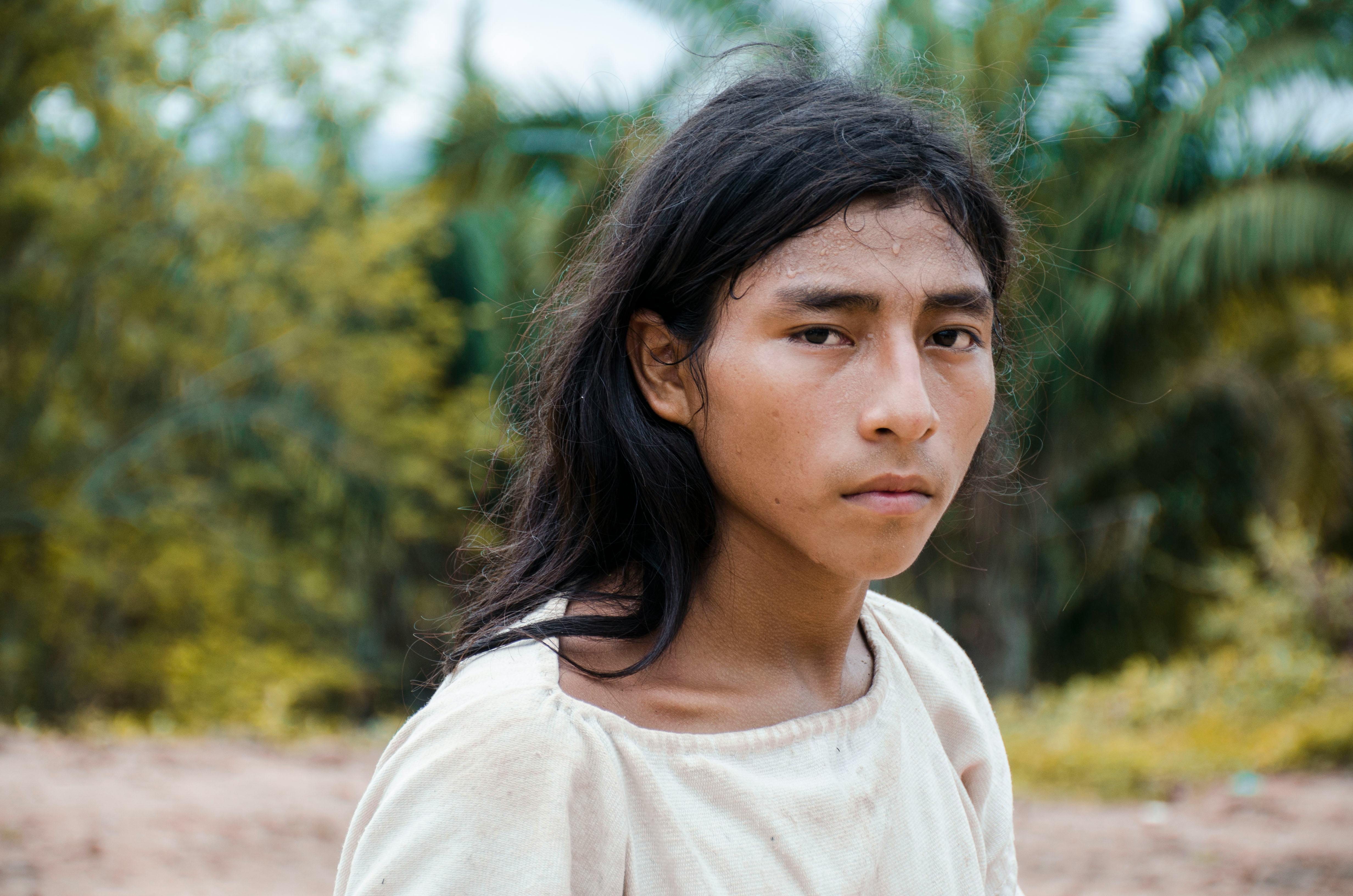 Close-Up Photography of Man With Long Hair