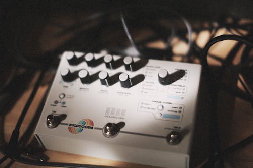 Photo of a White Audio Mixer