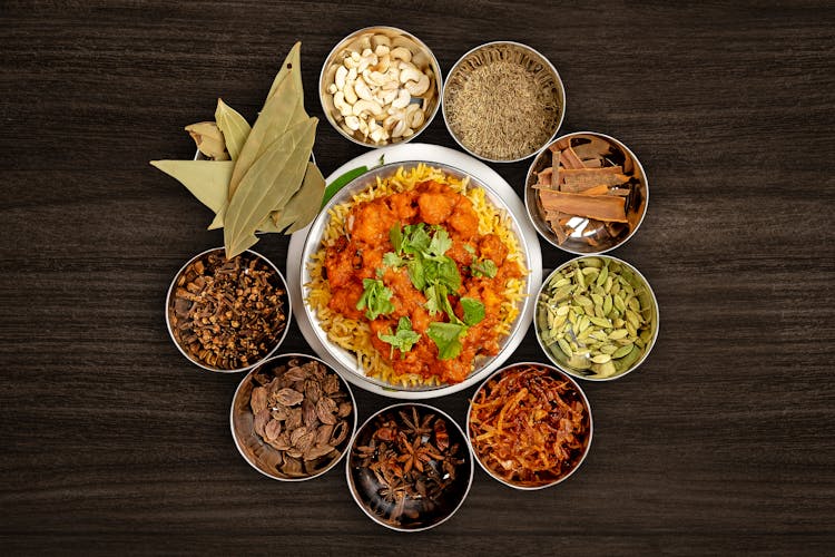 Indian Curry Served In A Restaurant 