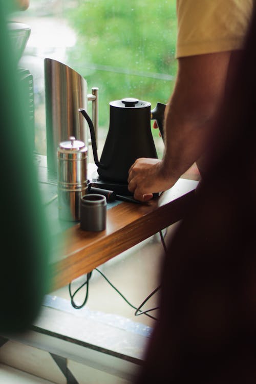 คลังภาพถ่ายฟรี ของ กาต้มน้ำ, กาน้ำชา, กาแฟ