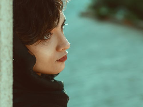 Free Woman Face in Close Up Photography Stock Photo