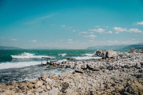 คลังภาพถ่ายฟรี ของ คลื่น, ชายทะเล, ชายหาด