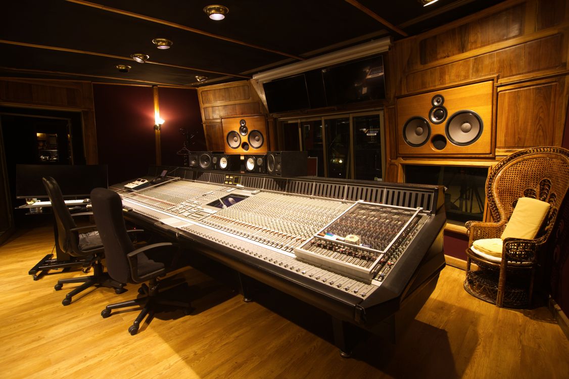 Audio Equipment Inside a Recordint Studio · Free Stock Photo