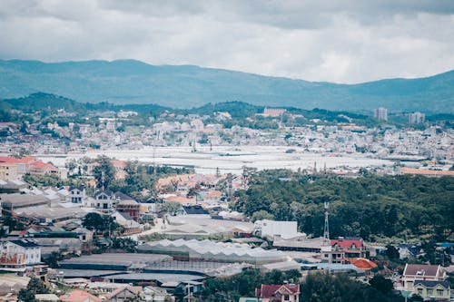 Photos gratuites de bâtiments, citadin, photo avec un drone