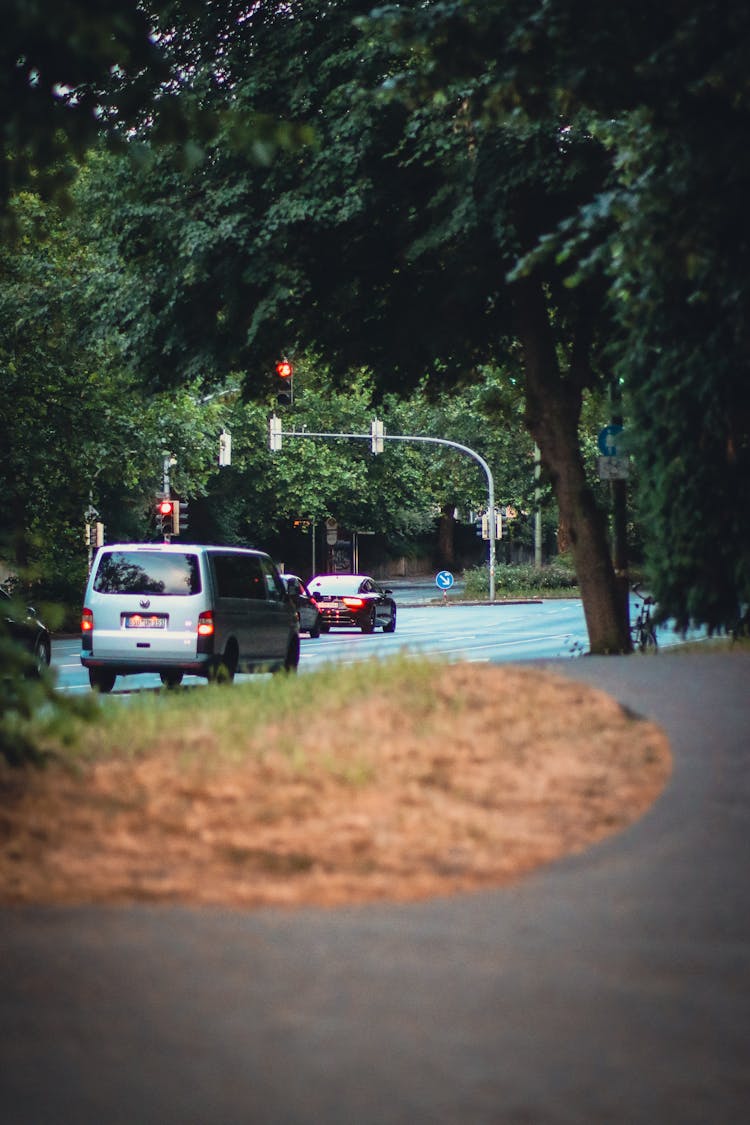 Photograph Of A Van On A Road