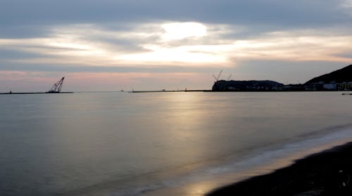 Free sunset coast Stock Photo