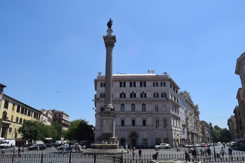 Fontana di Santa Maria Maggiore Near Concrete Building