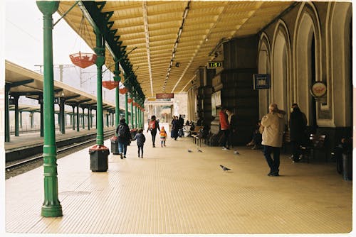 People on Railway Platform