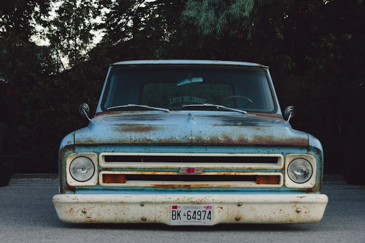 Photo Of An Abandoned Chevrolet Truck