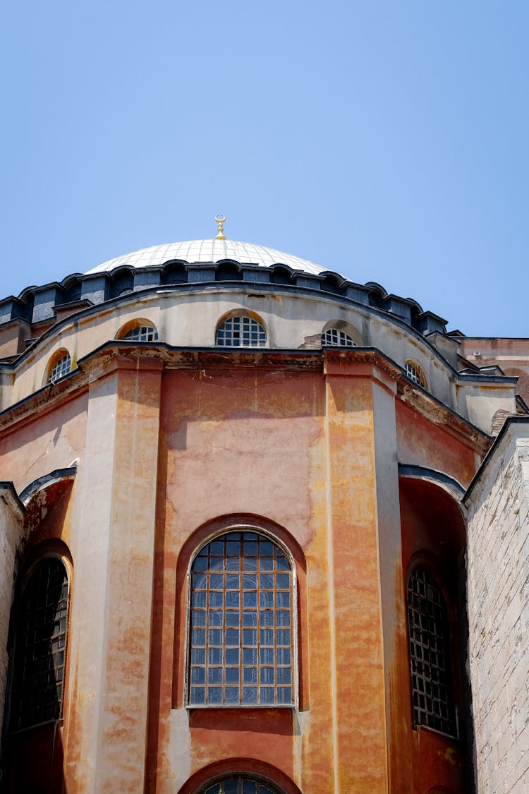 Exterior Of A Building With Windows