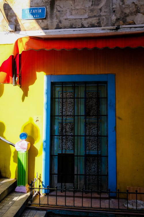 Colorful House Entrance