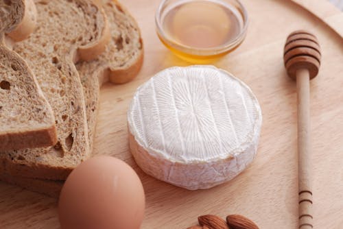 Základová fotografie zdarma na téma camembert, chleba, fotografie jídla