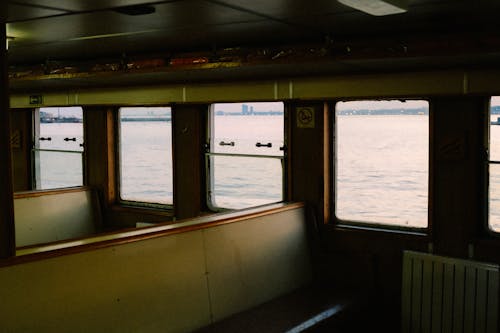 View from Ship Windows on Water